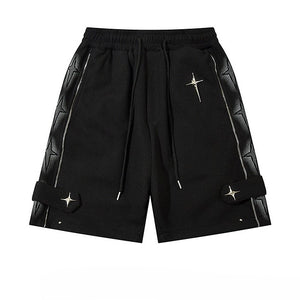 Star | Zip Up Shorts - Santo 
