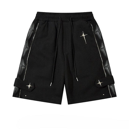 Star | Zip Up Shorts - Santo 