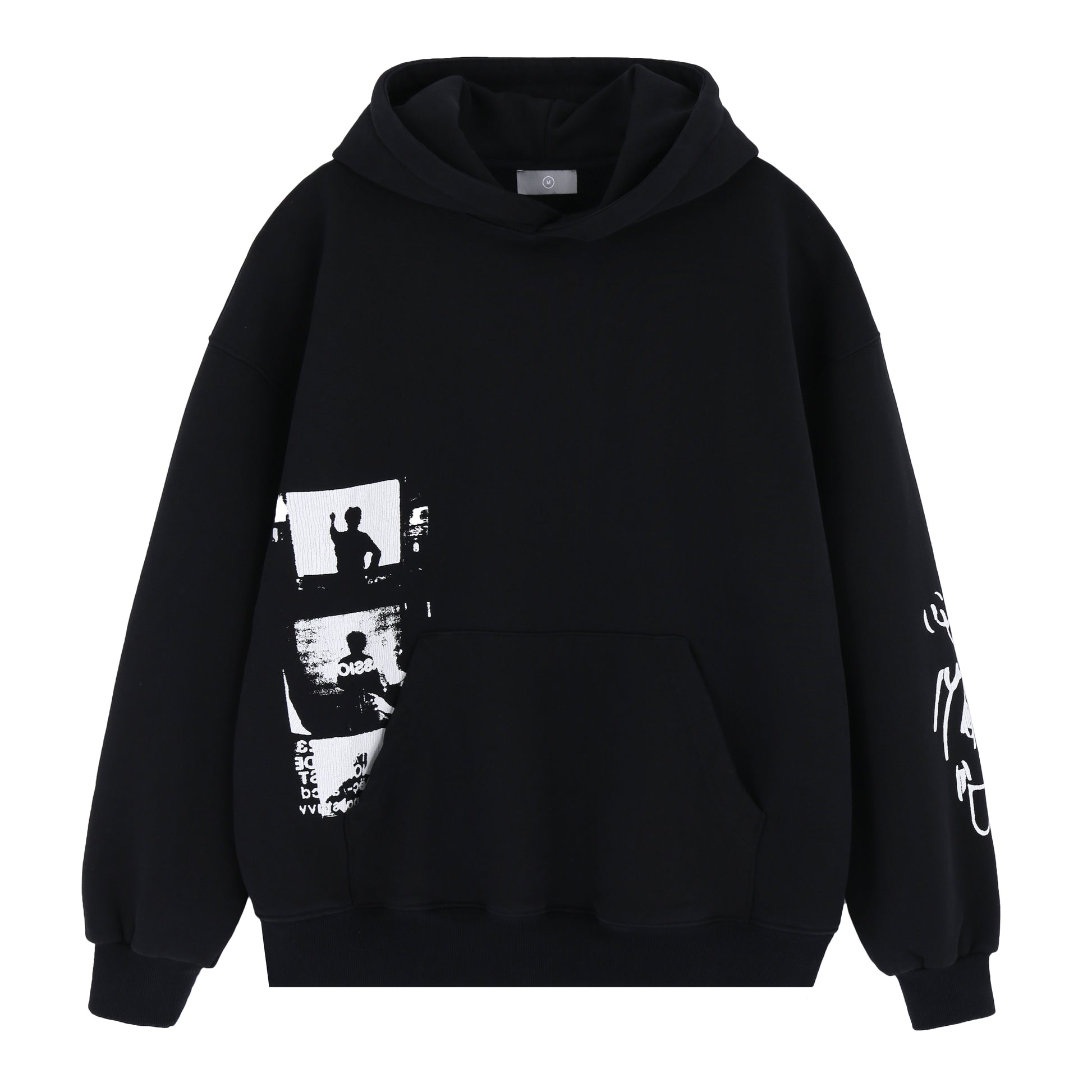 Abstract Look | Artistic Print Hoodie - Santo 