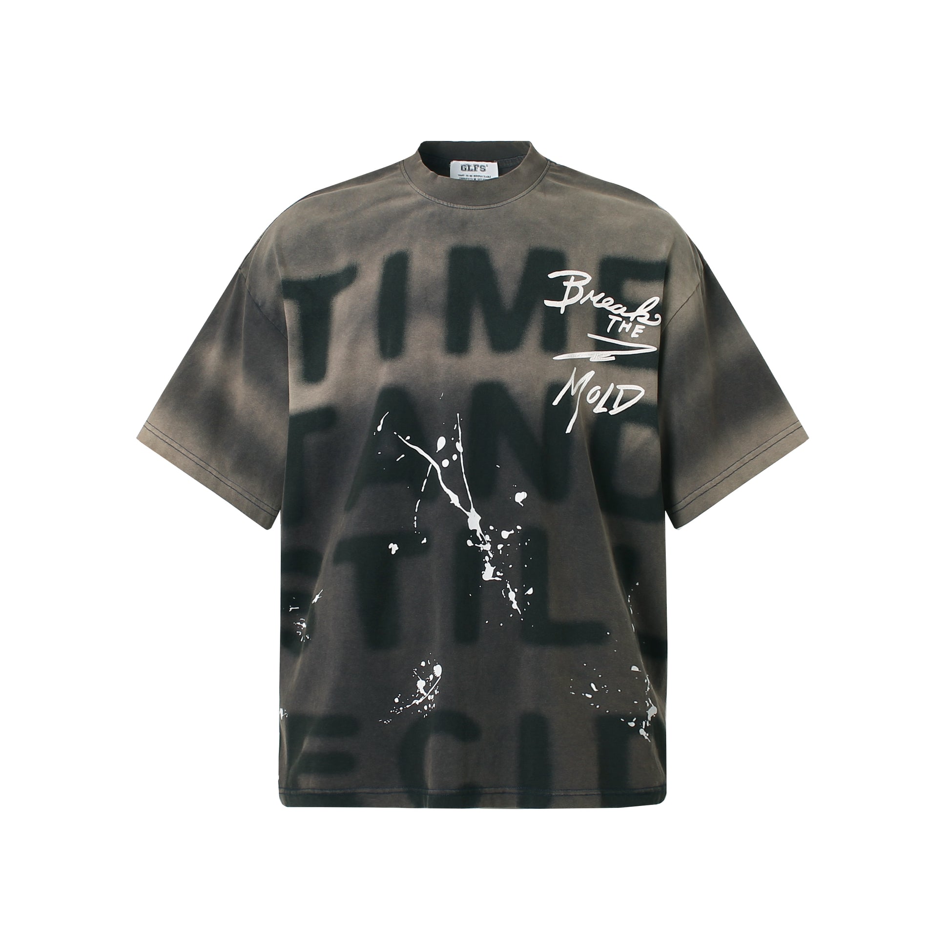 Spray Graphic Print | Oversized T-Shirt - Santo 