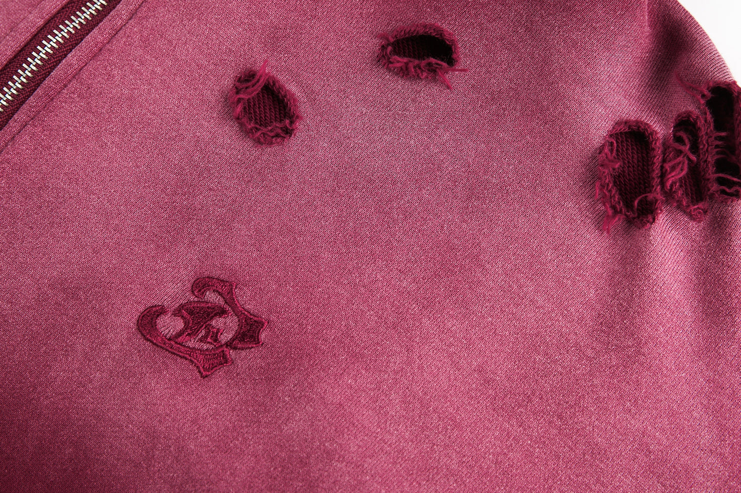 Distressed | Dip-Dye Hoodie - Santo 