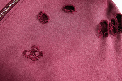 Distressed | Dip-Dye Hoodie - Santo 