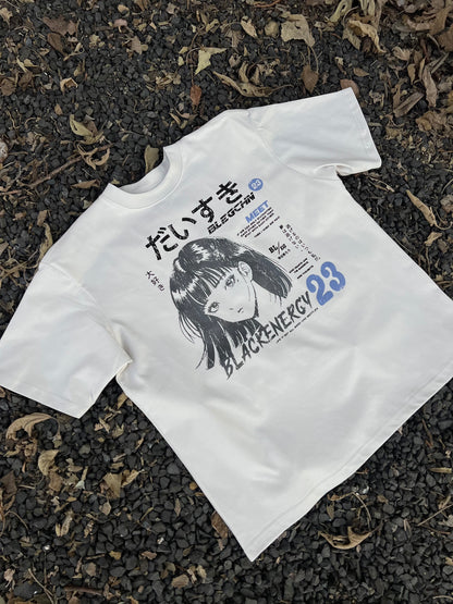 Anime Girl | Oversized T-shirt - Santo 