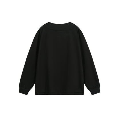 Punk Flag Art | Button Sweatshirt - Santo 