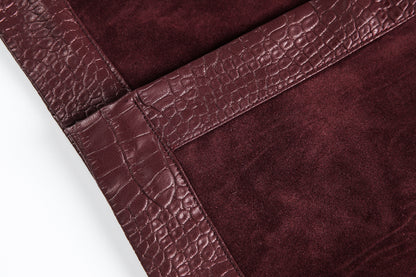 Studded Suede Croc | Motorcycle Jacket - Santo 