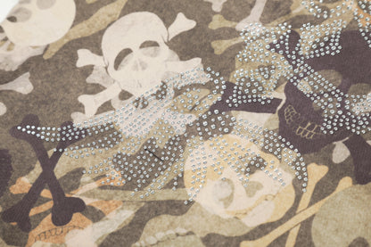 Streetwear Style | Skull Print Fur Jacket - Santo 