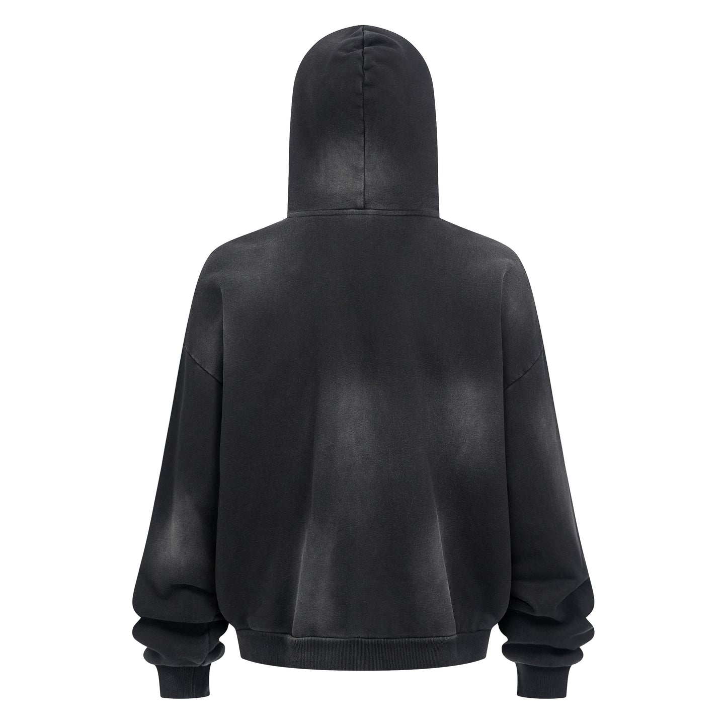 Washed Distressed | Zip-Up Hoodie - Santo 