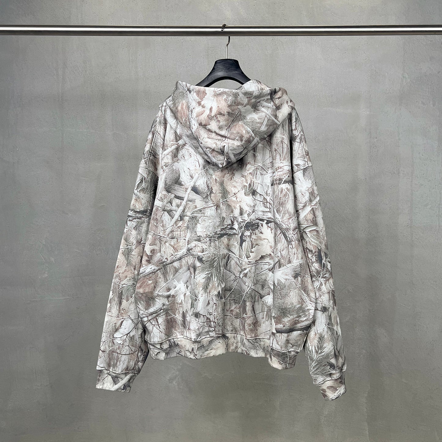 Forest Camo | Oversized Zip-Up Hoodie - Santo 