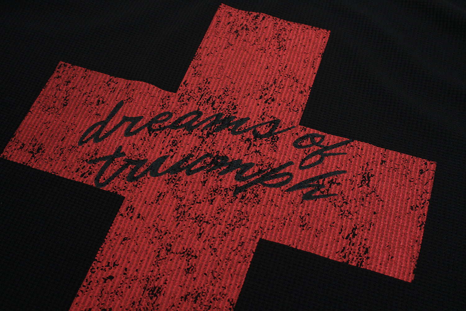 Distressed Cross Graphic | Punk Sweatshirt - Santo 