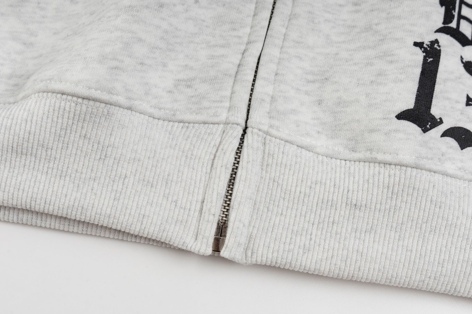 Gothic Cross Print | Zip Up Hoodie - Santo 