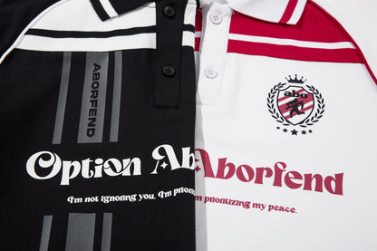 Colorblock Striped Athletic | Polo Sweatshirt - Santo 