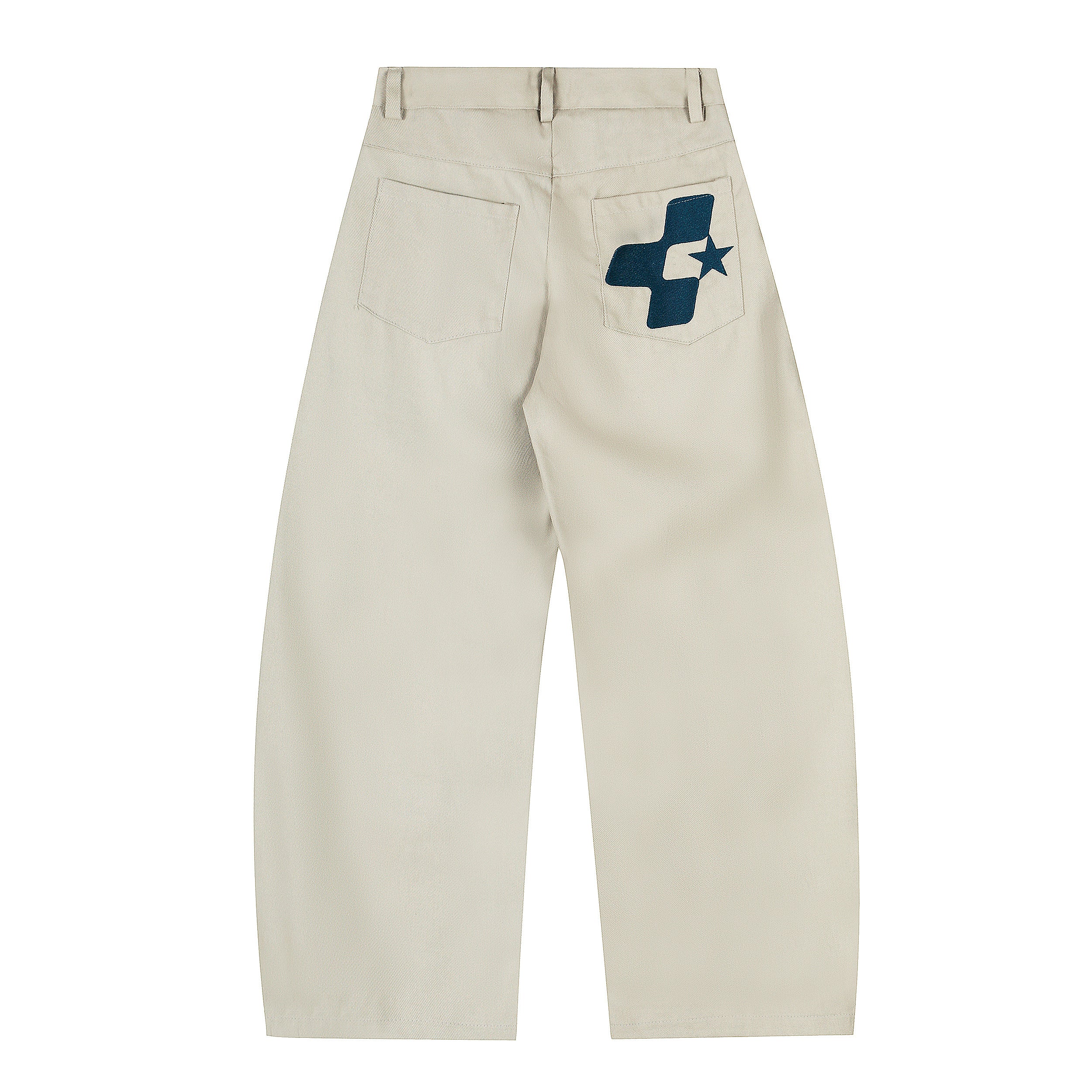 Retro Pup | Embroidered Dog Cargo Pants