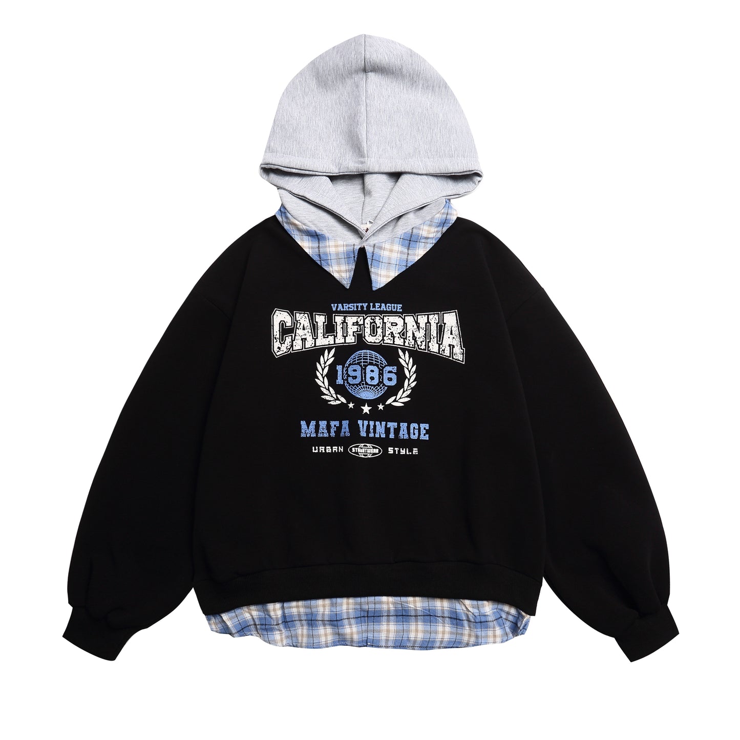 California Varsity | Hoodie – Layered Streetwear Style