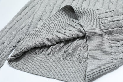 Fuzzy Pup | Dog Sweater with Colorful Knit Scarf