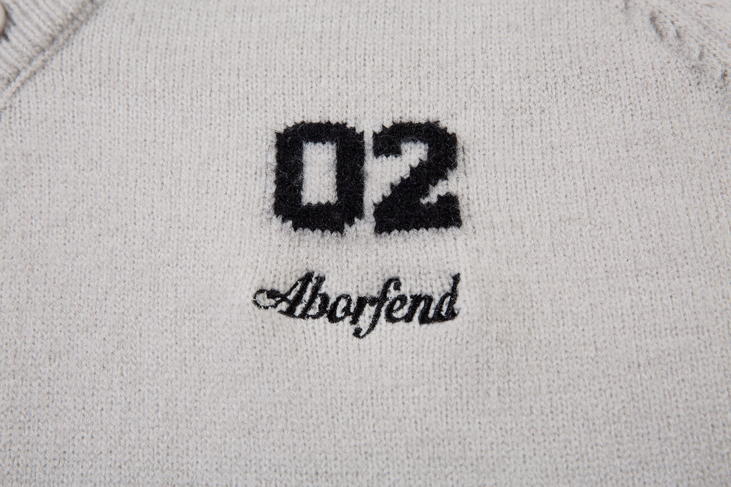 Varsity Button | Mock Neck Knit Sweater