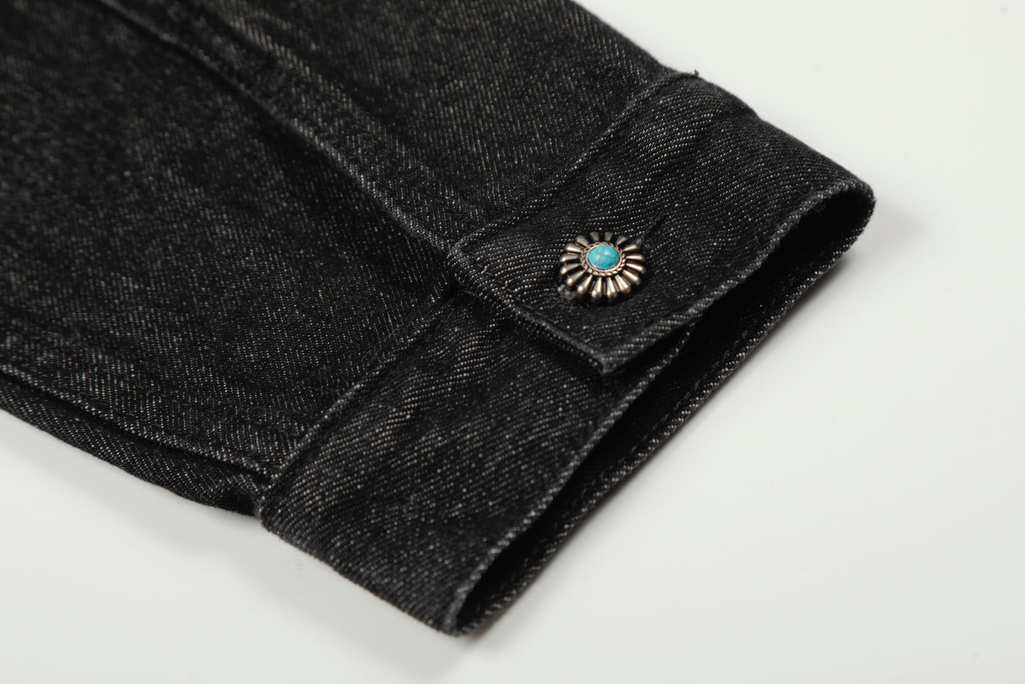 Fortune Grip | Buckled Washed Denim Jacket - Santo 