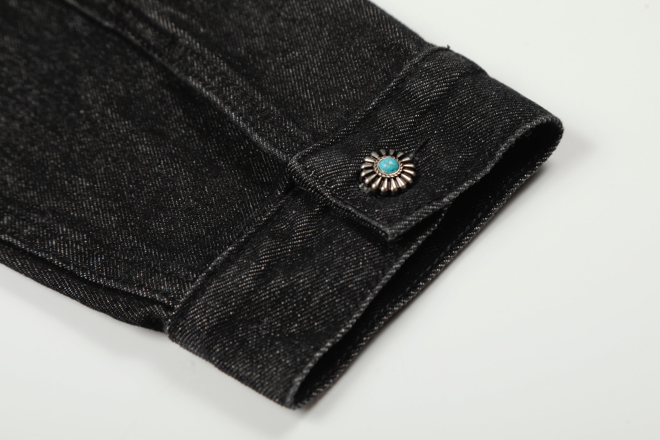 Fortune Grip | Buckled Washed Denim Jacket