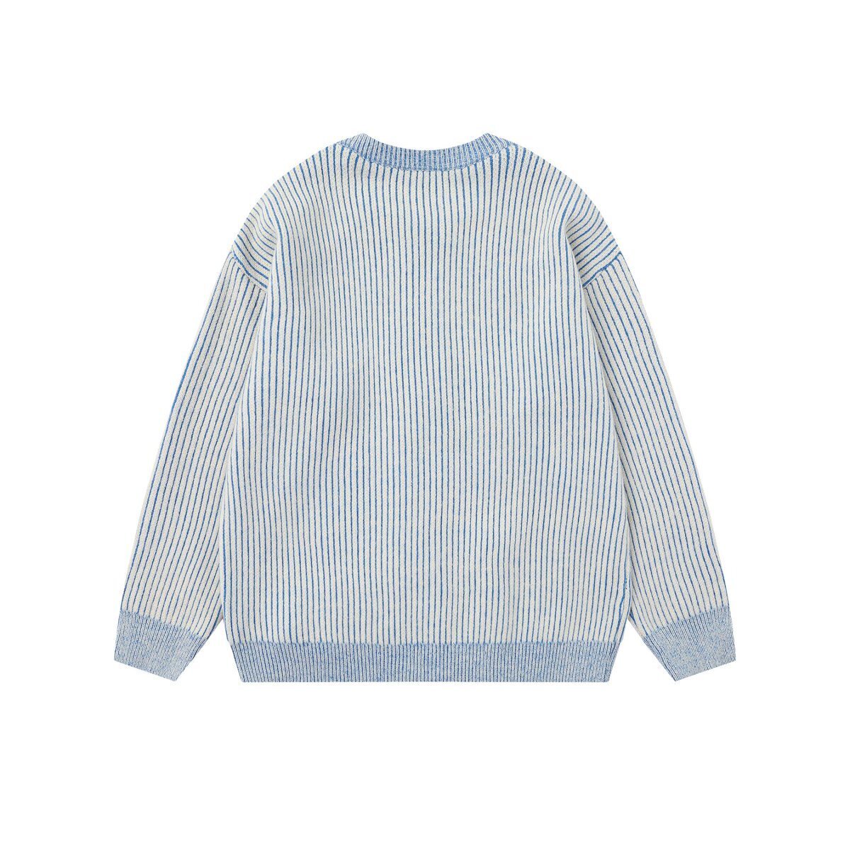 Dog Scarf Knit | Fluffy Pup Sweater with 3D Stripe Detail - Santo 