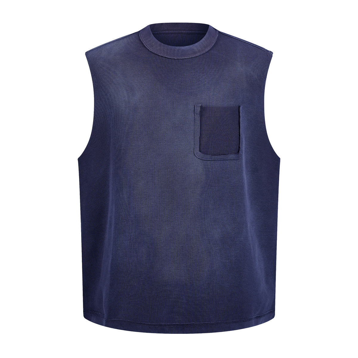Midnight Utility | Sleeveless Pocket Knit Top - Santo 