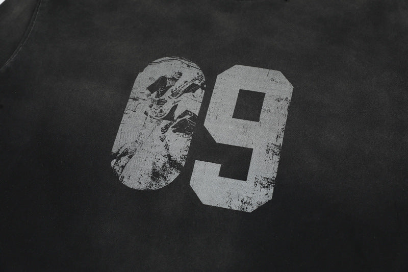 09 | Distressed Long Sleeve T-Shirt - Santo 