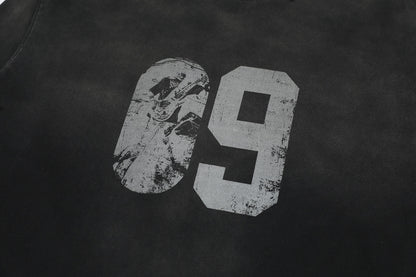 09 | Distressed Long Sleeve T-Shirt - Santo 