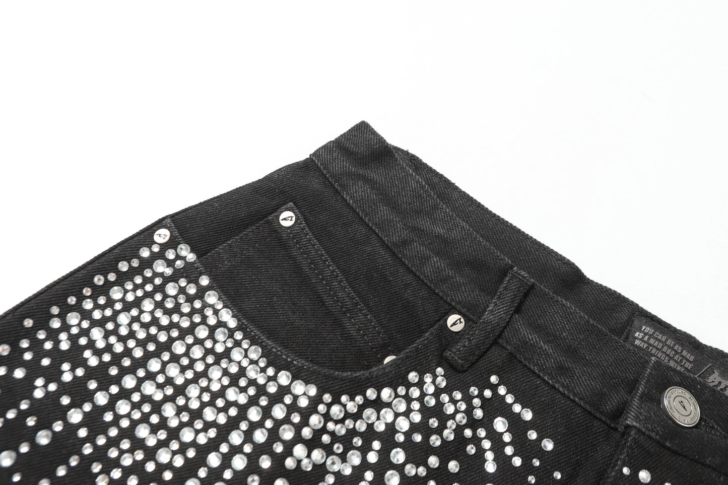 Rhinestone | Denim Shorts - Santo 