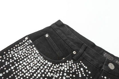 Rhinestone | Denim Shorts - Santo 