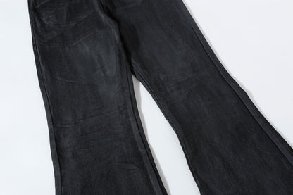 Washed Black Flare | Stacked Jeans - Santo 