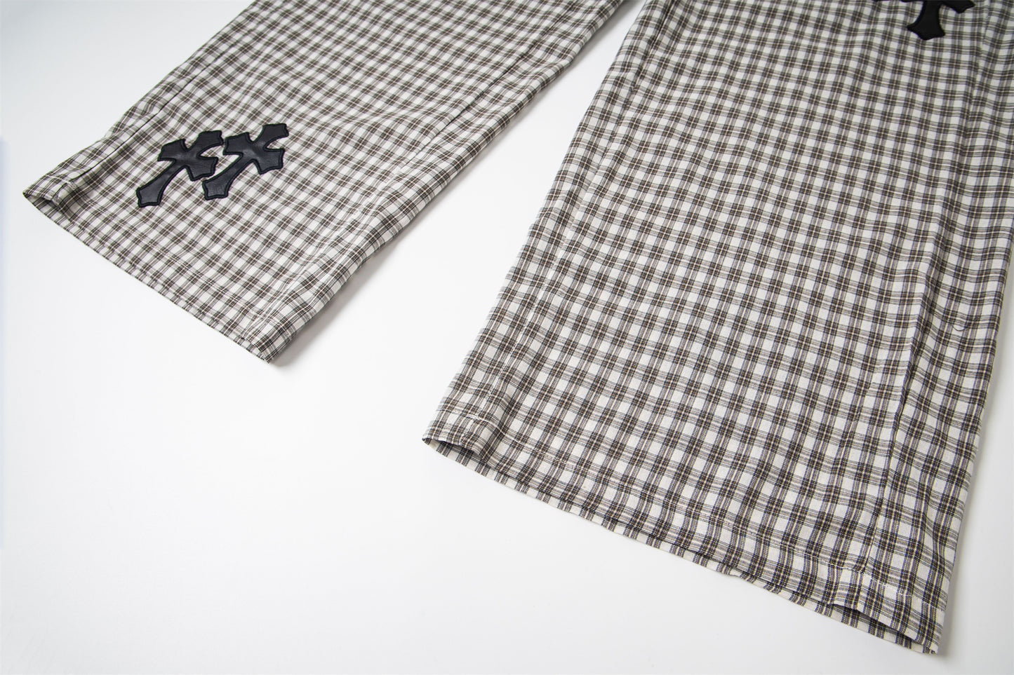 Cross Patch | Plaid Lounge Pants - Santo 