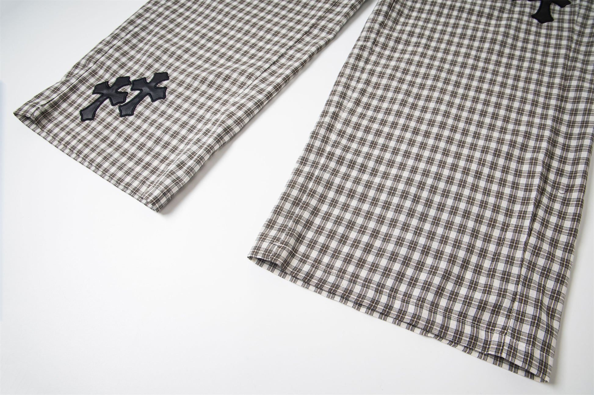 Cross Patch | Plaid Lounge Pants - Santo 