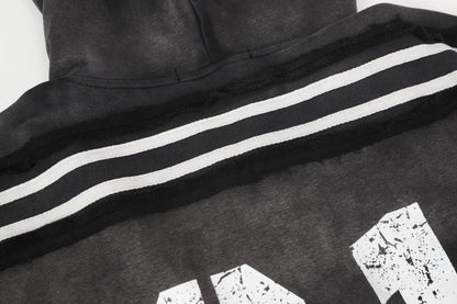 Vintage Sport Stripe | Zip Up Hoodie - Santo 