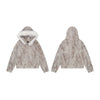 Faux Fur Leopard | Hooded Zip Jacket