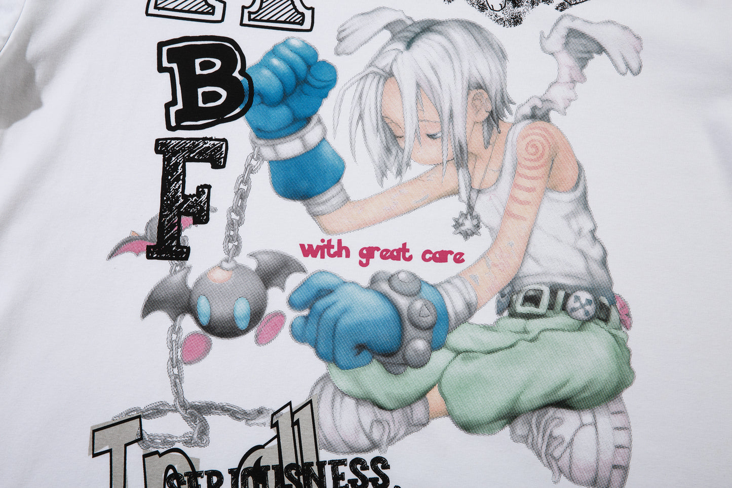 Street Anime Cartoon | Stripe Sweatshirt - Santo 