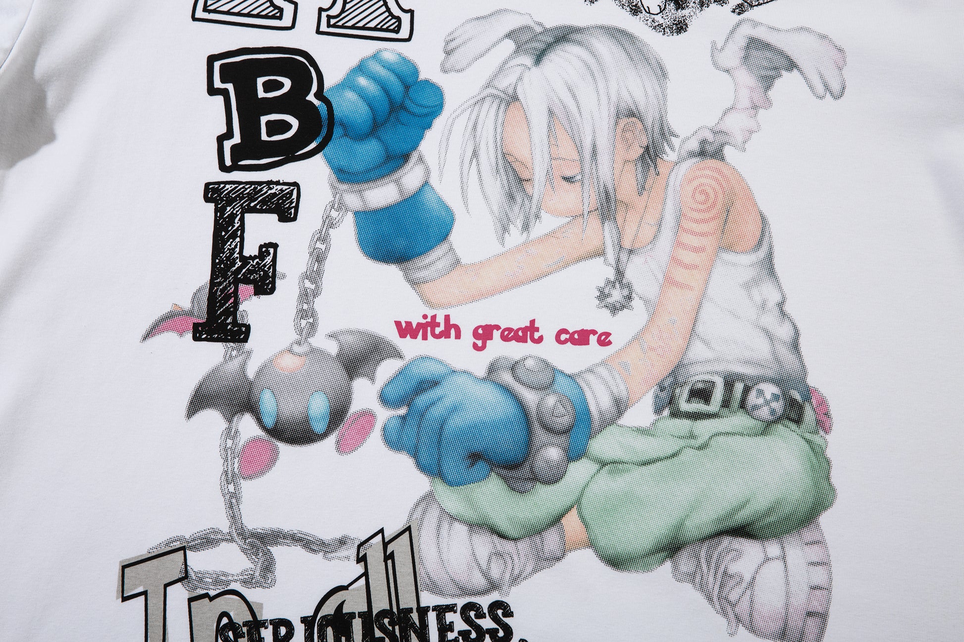 Street Anime Cartoon | Stripe Sweatshirt - Santo 