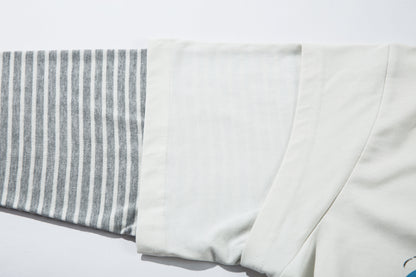 Punk Letters Patchwork | Stripe Sweatshirt - Santo 