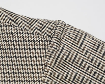 Houndstooth | Zip Up Hoodie - Santo 