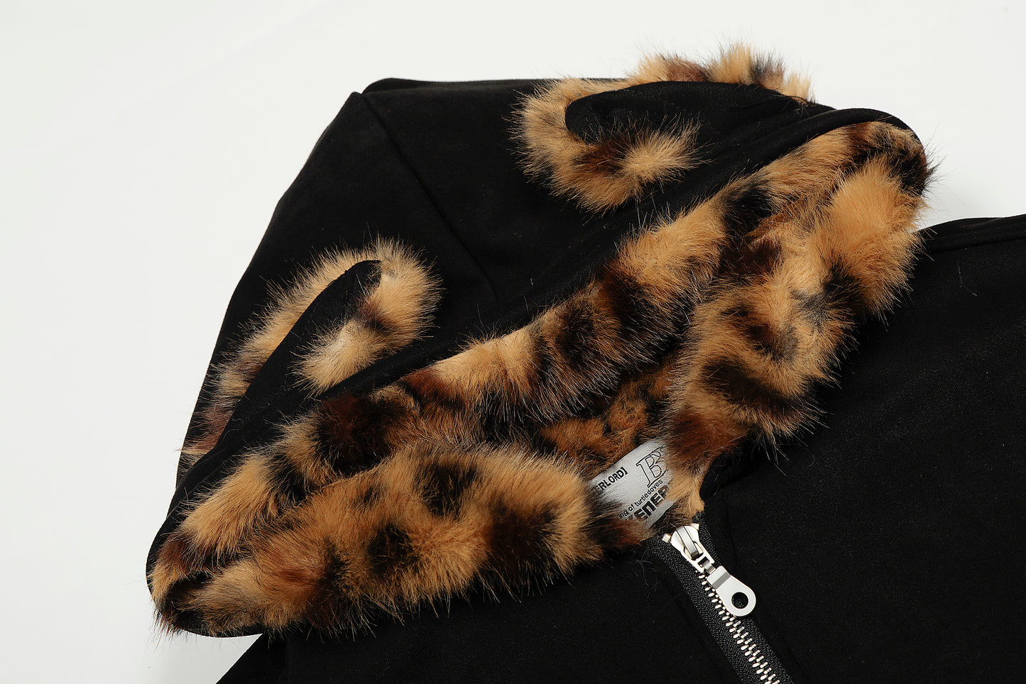Leopard Fleece | Contrast Zip Jacket