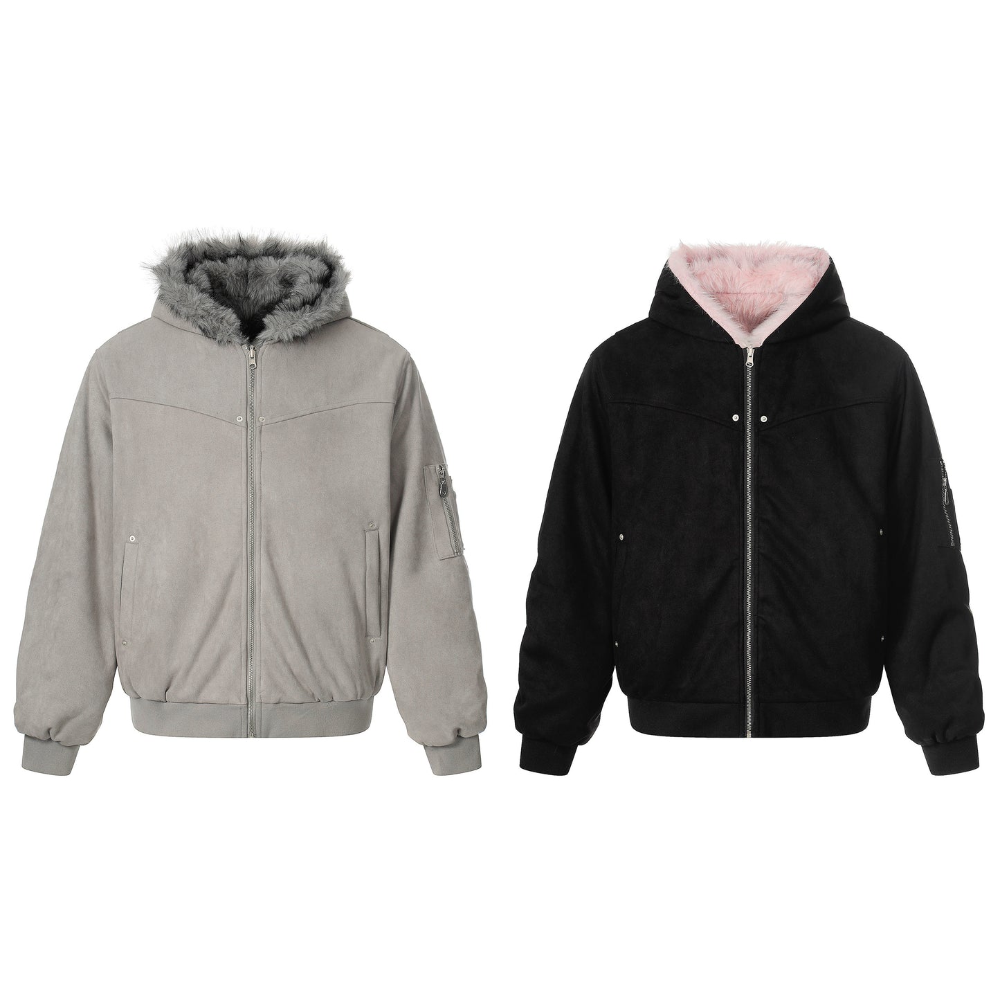 Reversible Fur | Winter Hooded Jacket