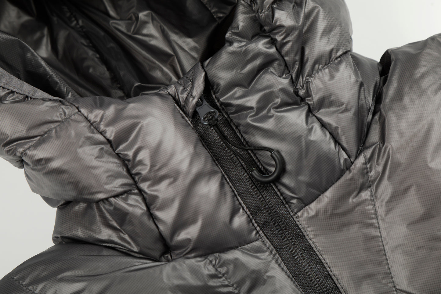 Lightweight Half-Zip | Hooded Puffer Jacket