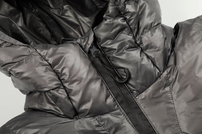 Lightweight Half-Zip | Hooded Puffer Jacket