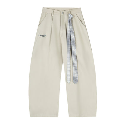 Retro Pup | Embroidered Dog Cargo Pants