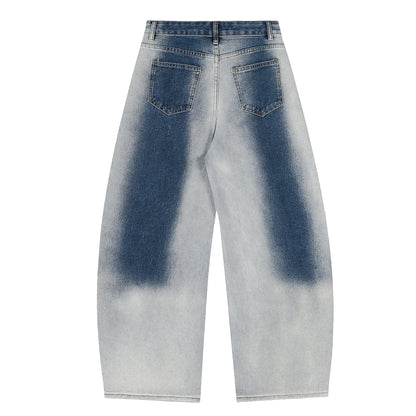 INK SPLASH | Wide Fit Printed Trousers - Santo 