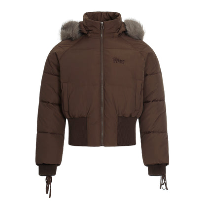 Alpine Fuse | Logo Patch Hooded Puffer