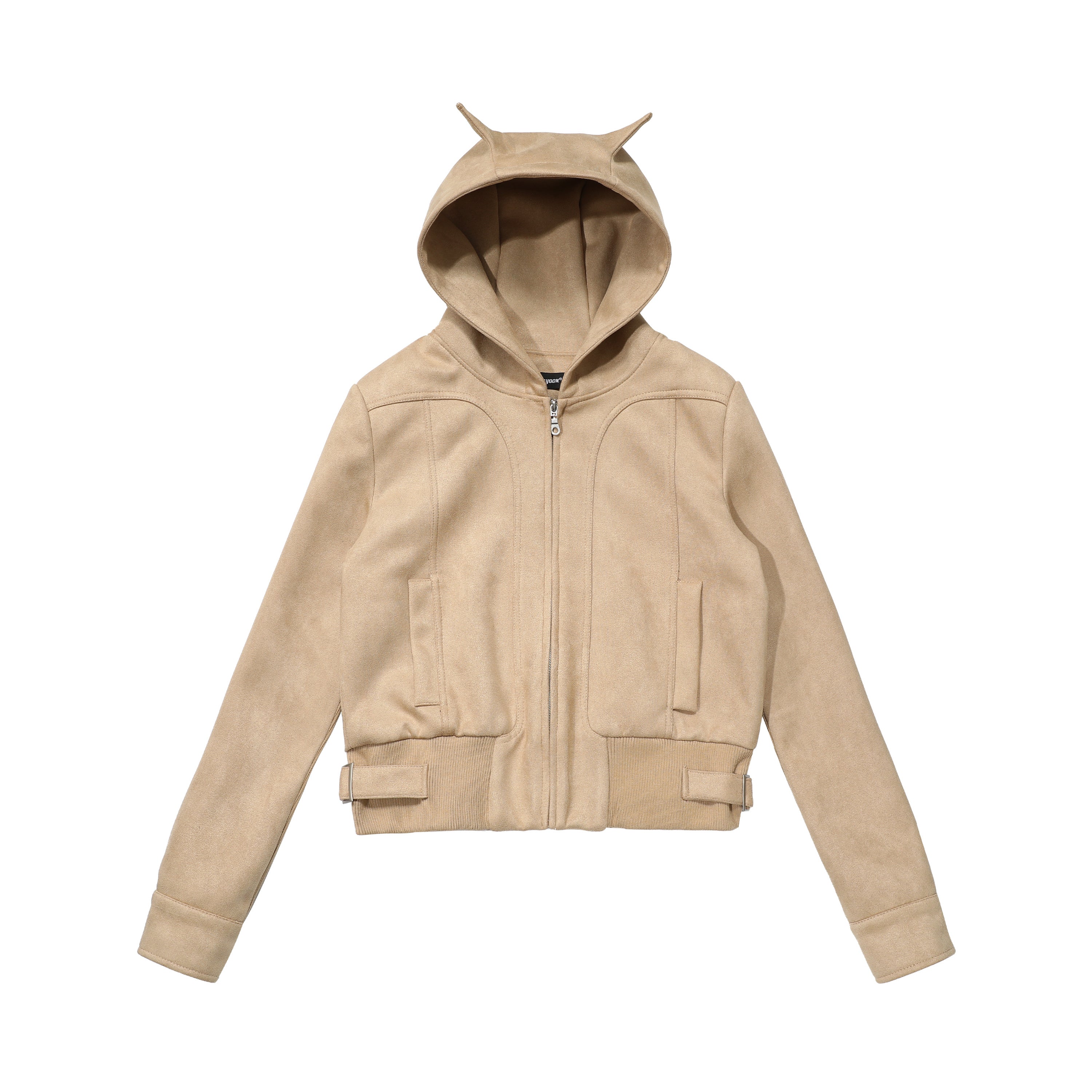 Puppy Paws | Knitted Cardigan with Faux Fur Hood