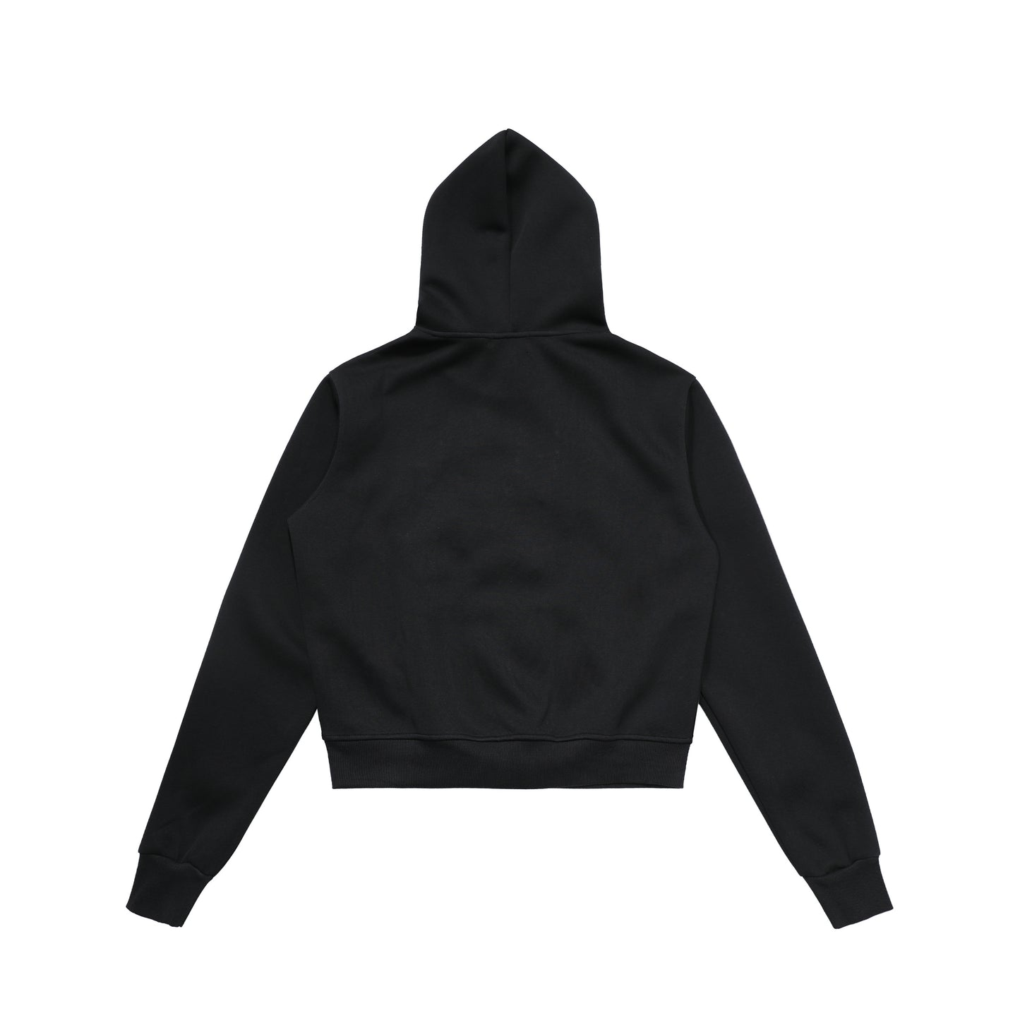 Merry Charm | Cropped Hoodie with Bow Print