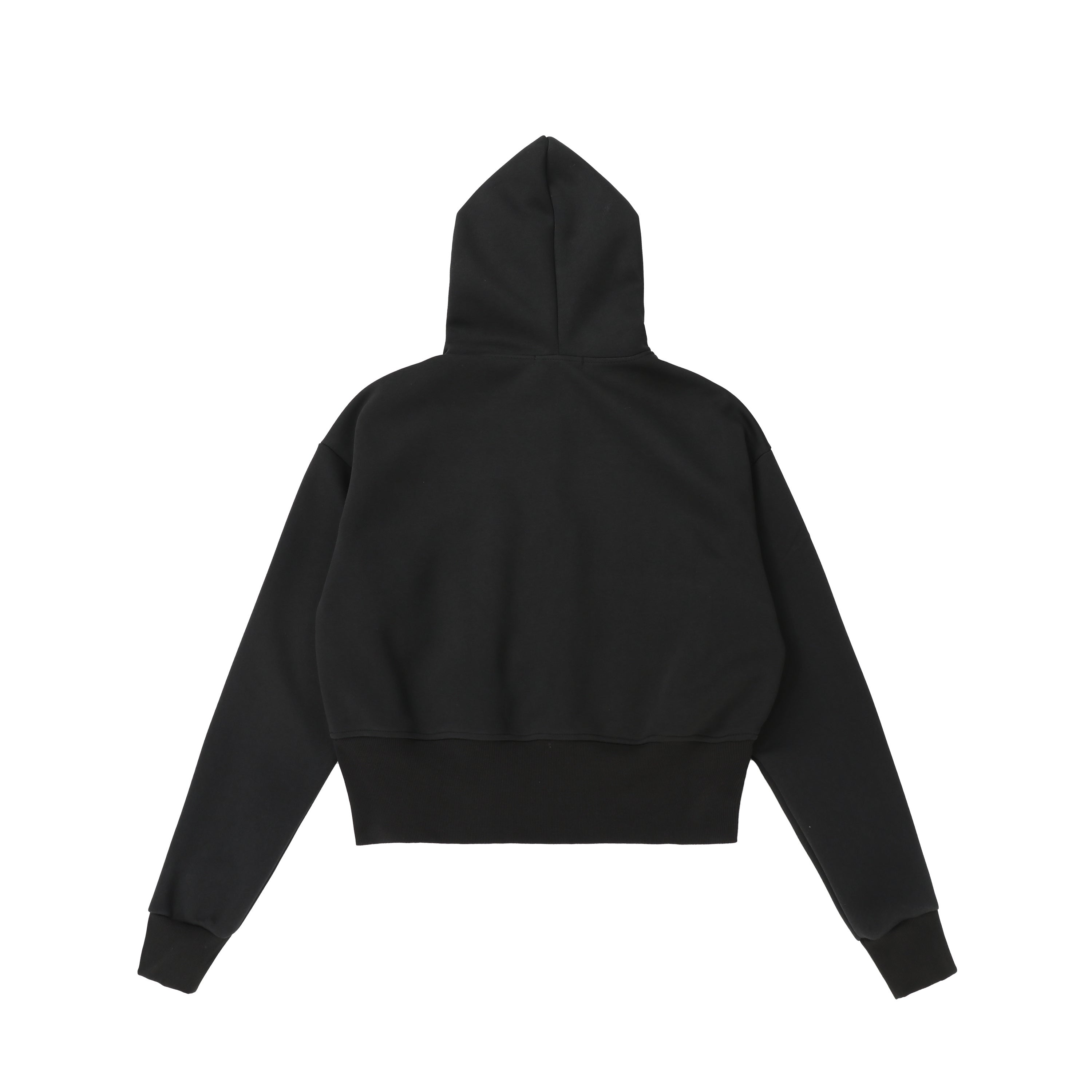 CrossCharm | Gothic Zip Hoodie with Leopard Lining