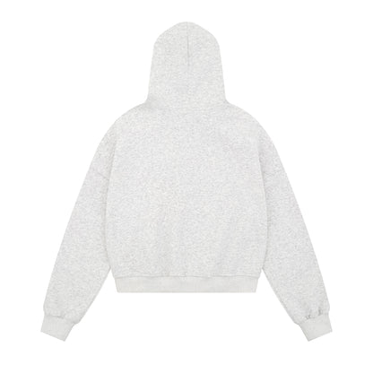 STELLAR | Rhinestone Script Zip Hoodie