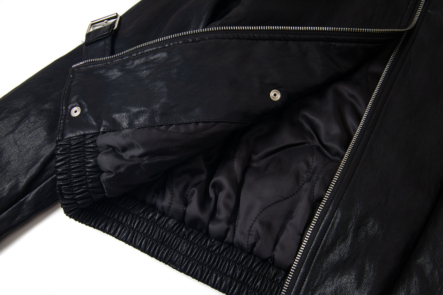 Street Rebel | Belted Faux Leather Moto Jacket
