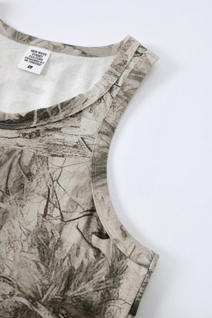 Wild Trace | All-Over Camo Tank - Santo 