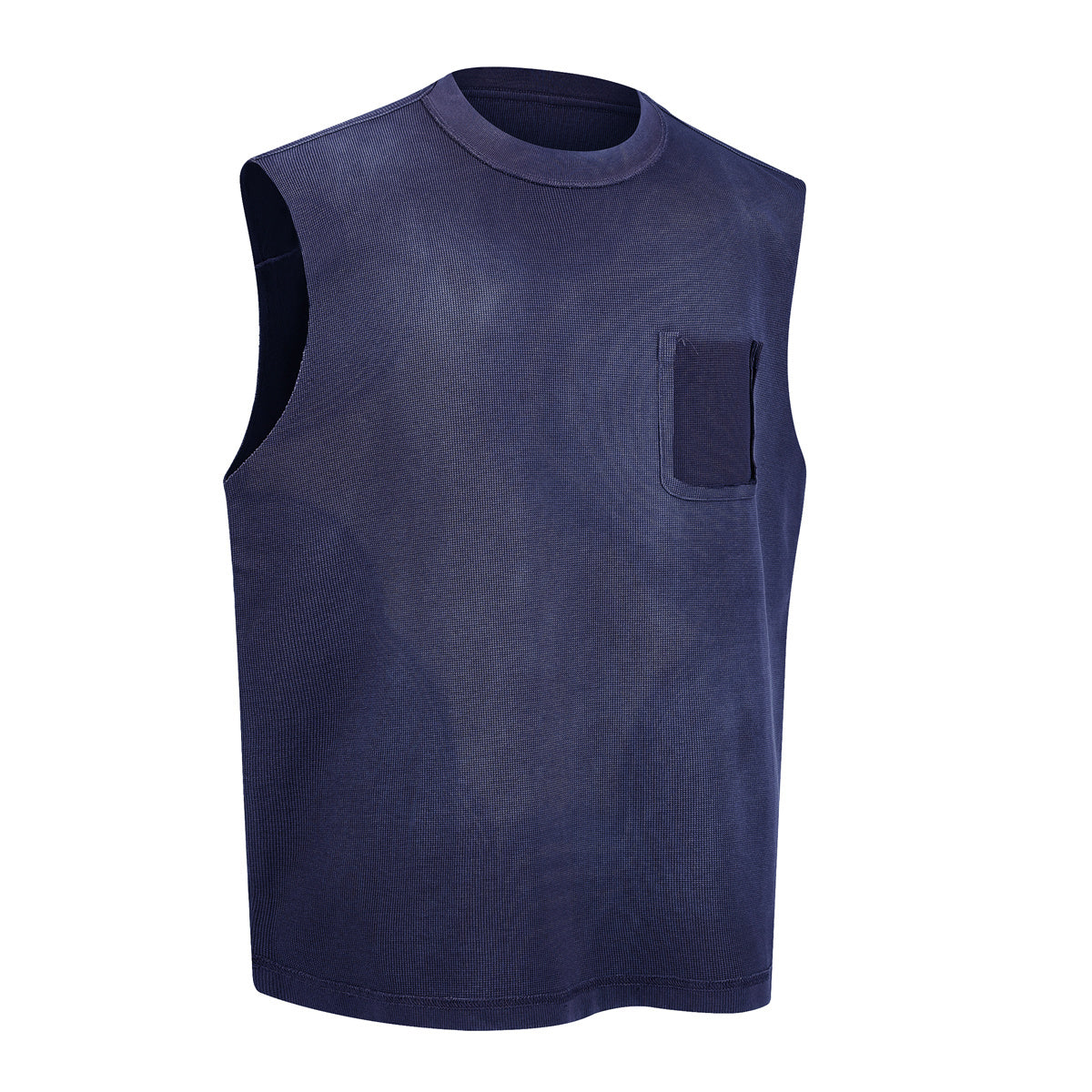 Midnight Utility | Sleeveless Pocket Knit Top - Santo 